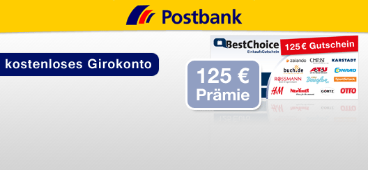 Komplett Kostenloses Postbank Girokonto Eröffnen Und 125€ Erhalten