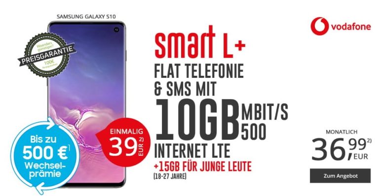 galaxy s10 vodafone deals