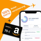 clark reiseversicherung 75 euro amazon gutschein