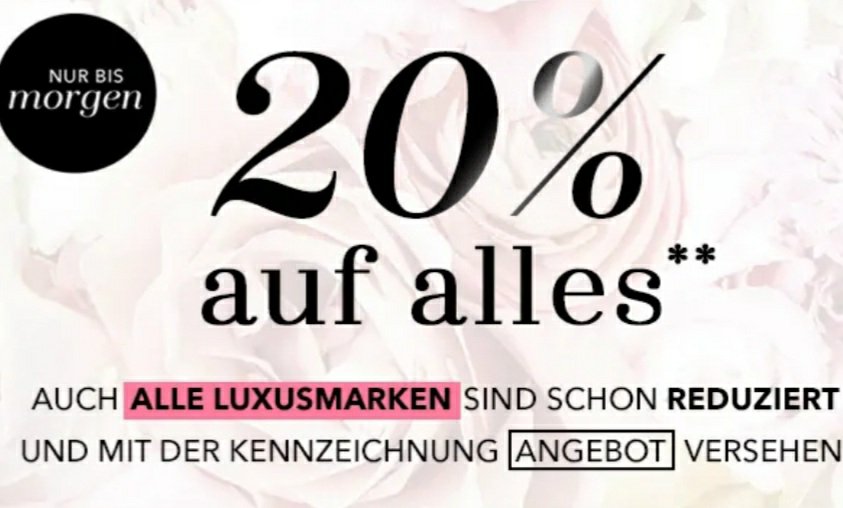 Douglas - 20% Rabatt Auf Alles | MonsterDealz.de