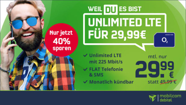 Endet Um 19 Uhr O2 Free Unlimited Max Fur 29 99 Monat Monatl Kundbar