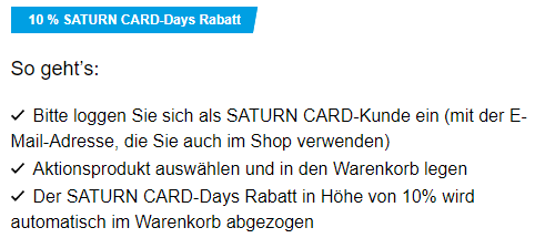 saturn_card_days_rabatt_10_prozent