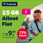 ⏰💥 25 GB Telekom LTE AllnetFlat für 9,99€/Monat + 0€ Anschlusspreis 📱