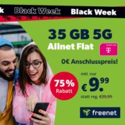 *KNALLER* 35GB 5G Allnet-Flat (Telekom) für 9,99€/Monat