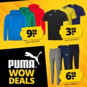 SportSpar: PUMA WOW DEALS – Zahlreiche Artikel ab bereits 2,99€