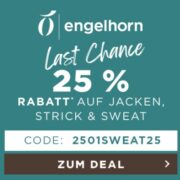 *TOP* Engelhorn: Satte 25% Rabatt auf Jacken, Strick & Sweat