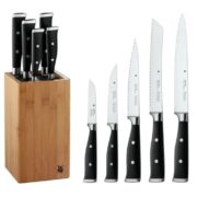 WMF Grand Class 6-teiliges Messer-Set inkl. Bambus Messerblock für 140€