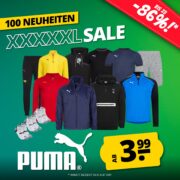 SportSpar: PUMA XXXXXL SALE – 100 Neuheiten – bereits ab 3,99€!