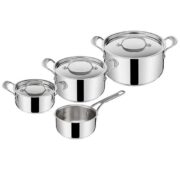 7-Teiliges Tefal Classic Topf-Set von Jamie Oliver Edelstahl (alle Herdarten) für 120€