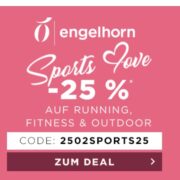 Engelhorn: 25% Rabatt auf Running, Fitness & Outdoor