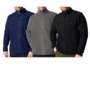 DANISH ENDURANCE nachhaltige Herren Fleece-Jacke (verschiedene Farben) für 20,98€