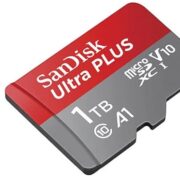 SANDISK Ultra PLUS microSDXC‐UHS‐I‐Karte, Micro-SDXC Speicherkarte, 1 TB, 160 MB/s für 71,42€