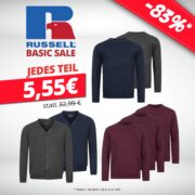 SportSpar: Russell Basic Sale! Jedes Teil nur 5,55€ (statt 32,99€)