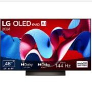 LG OLED48C43LA OLED evo TV (Flat, 48″ / 121 cm, OLED 4K, SMART TV) für 839,50€