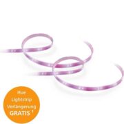 Philips Hue Lightstrip Plus 2m inkl. 1mErweiterung Gratis für 59,99€(statt 79,98€)