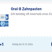 DM: Oral-B 1 kaufen, 1 gratis