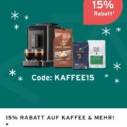 Tchibo - 15% Rabatt auf Kaffee, Maschinen & Zubehör*