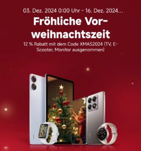 Xiaomi - 12% Rabatt auf unterschiedliche Produkte + 5€ Rabatt pro 100€ EKW* | POCO F6 Pro (12GB + 512GB) für 352,51€ statt 426€