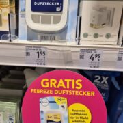 Ab 30.09 gratis Febreze Duftstecker bei DM zu jedem Einkauf