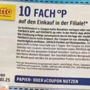 10fach Payback Punkte auf den kompletten Einkauf bei Netto