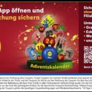 Vorankündigung ab 01.12 LIDL Adventskalender