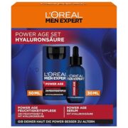 🎁 41% Rabatt: L'Oréal Men Expert Geschenkset gegen Falten für Männer, Power Age, 1 x 50 ml, 1 x 30 ml