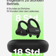 (Prime Deal Days) Belkin SoundForm ClearFit kabelloser Open-Ear Sportkopfhörer (Schwarz oder Sand) je 29,99€ statt 41,99€