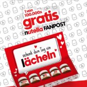 Nutella Fanpost - 1 von 100.000 Fanpost-Boxen erhalten