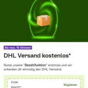 Kleinanzeigen - Kostenloser DHL Versand für alle, die die Bezahlfunktion zum ersten Mal nutzen