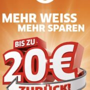 Bis zu 20 € Cashback auf Aktionseimer Alpinaweiß Das Original 10 L