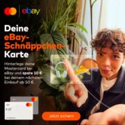 eBay 10 € sparen bei Zahlung mit Mastercard ab 50€ MBW