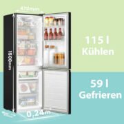 Comfee RCB169DK2(E) Kühl-/Gefrierkombination für 245,65€