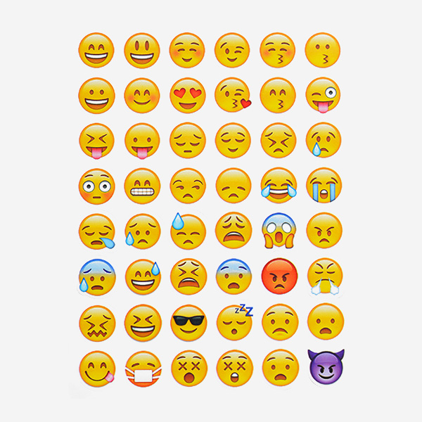 Emoji Sticker für 0,25 Cent inklusive Versand